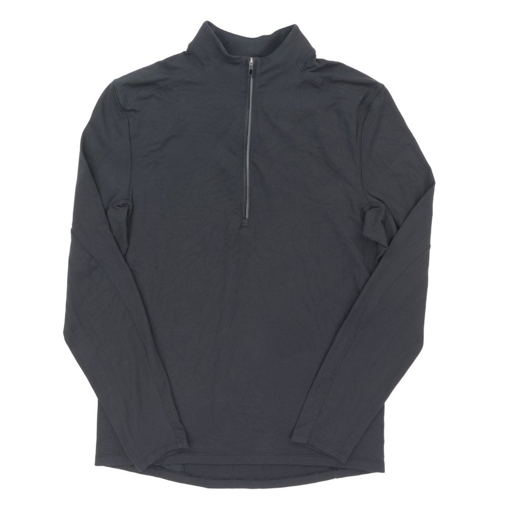 Lululemon Surge Warm 1/2 Zip Pullover Jacket Black Running Athletic